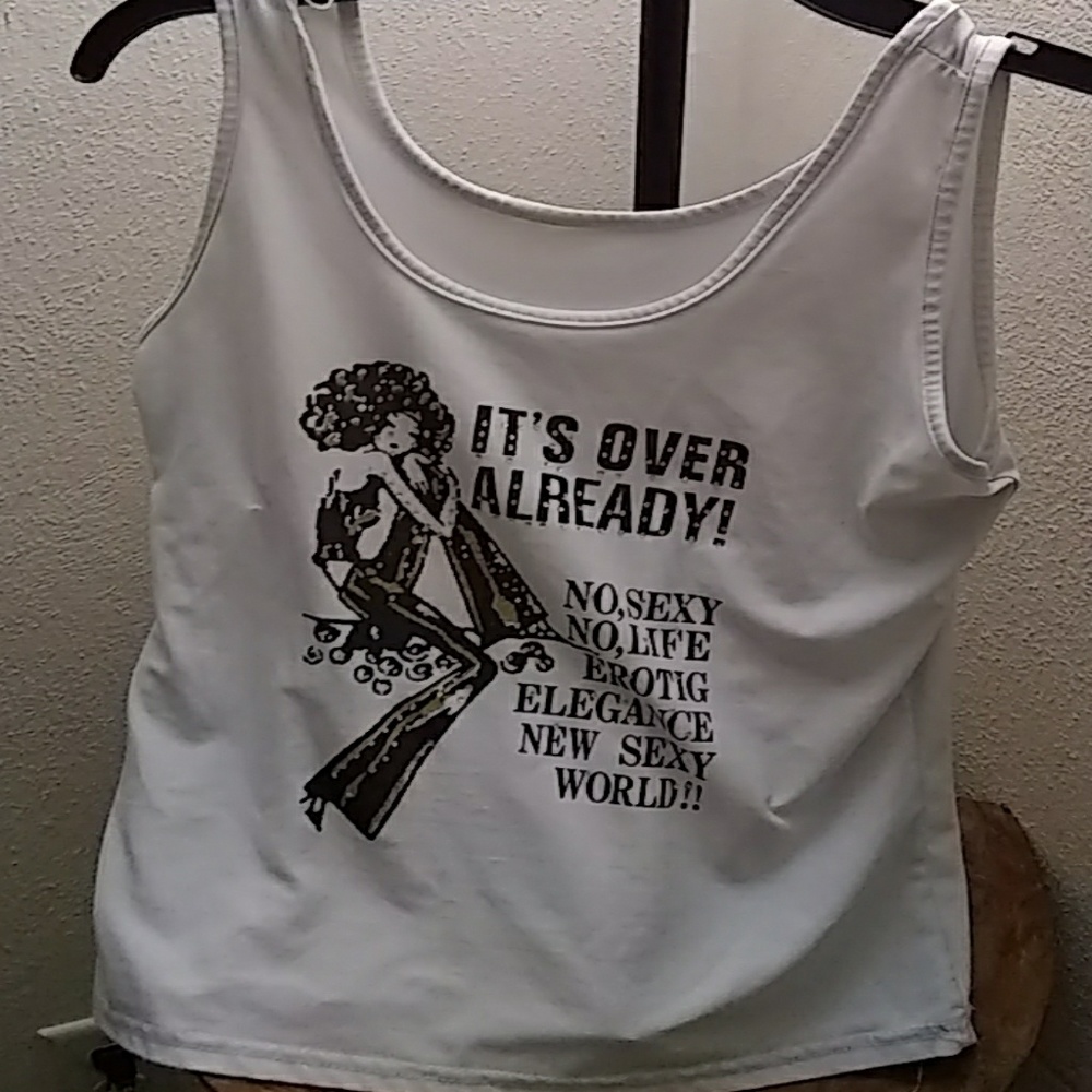 White tank top